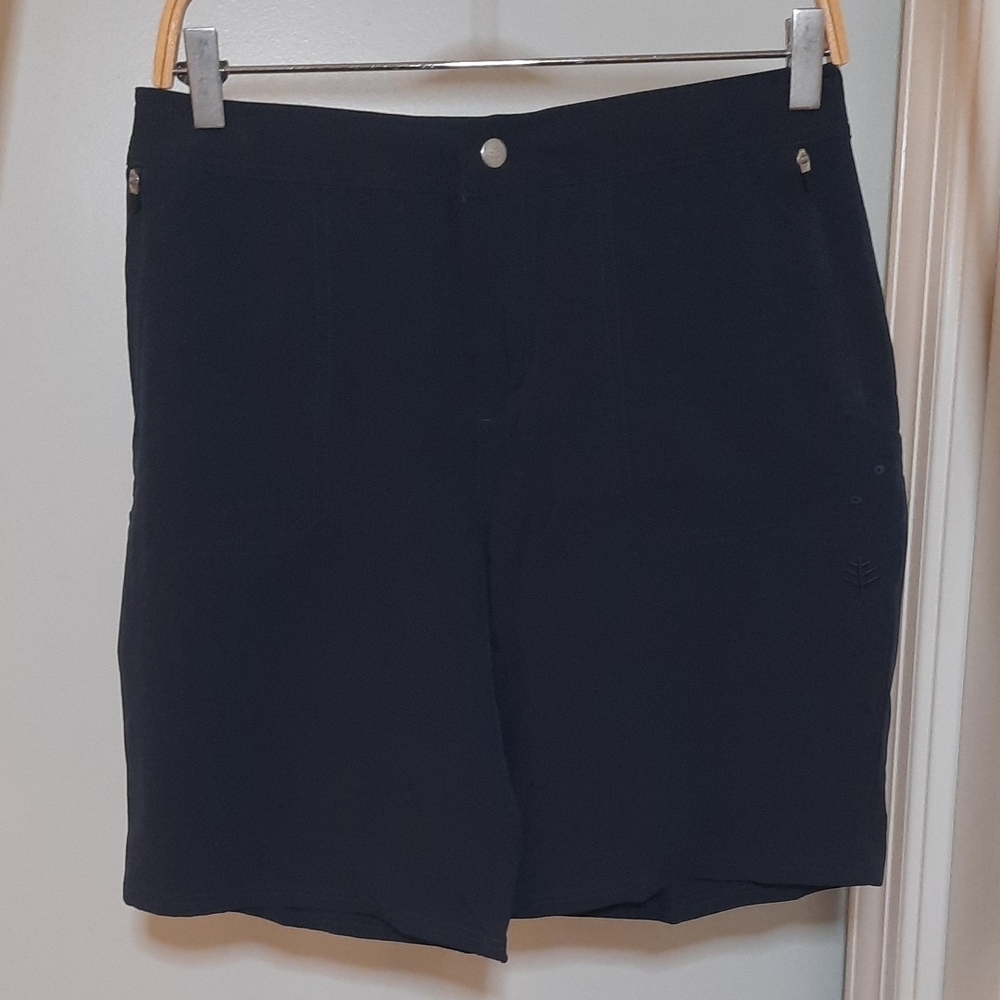 Coolibar SPF 50 Navy Board Shorts sz 8